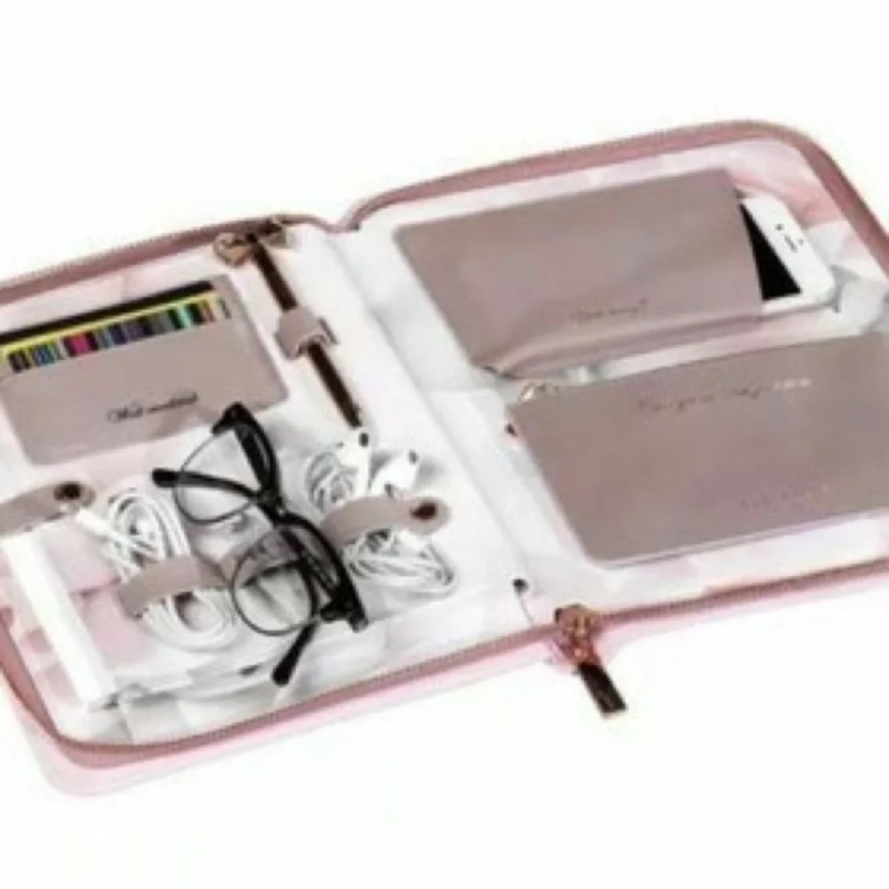 Ted Baker London Travel Lifestyle Organizer Thistle in Gift Box metallic details